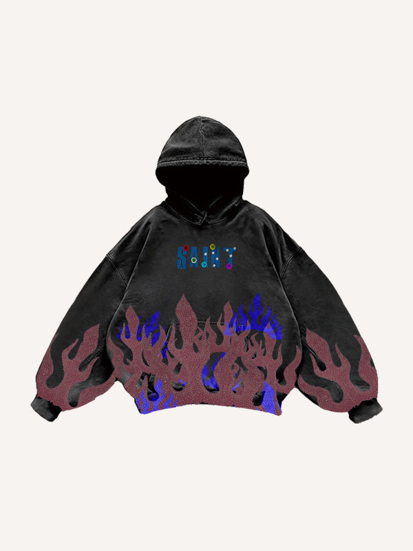 Fashion Casual Printed Polyester Sweater