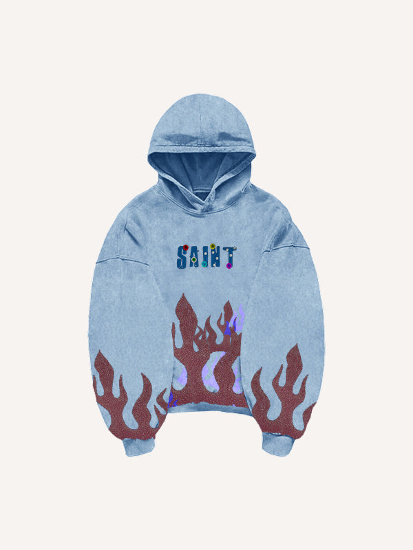 Fashion Casual Printed Polyester Sweater