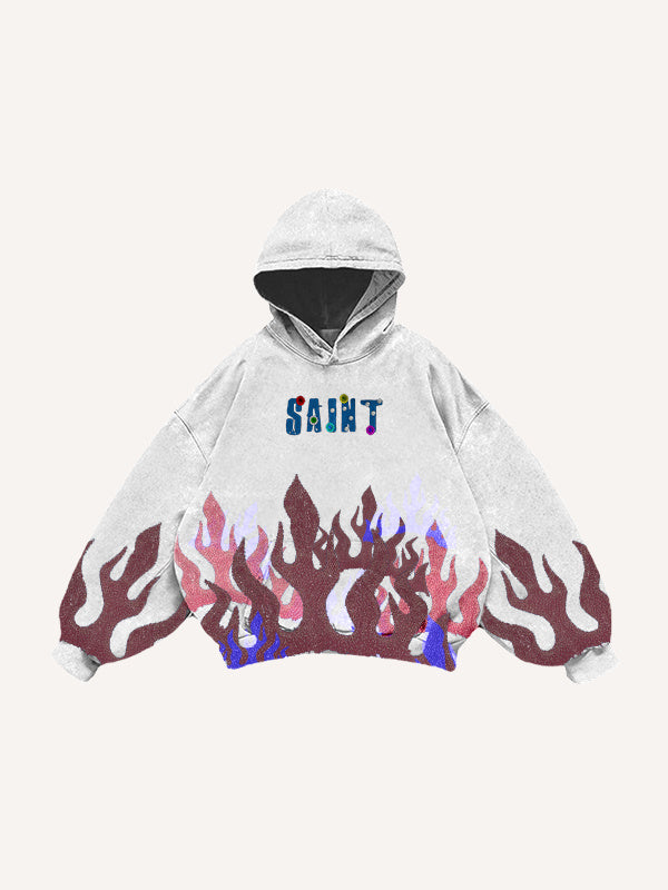 Fashion Casual Printed Polyester Sweater