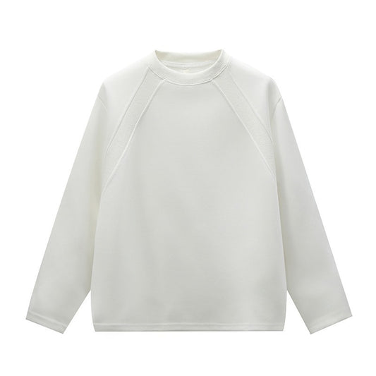 Loose Design Long Sleeve All-matching Inner Wear Patchwork Sweater