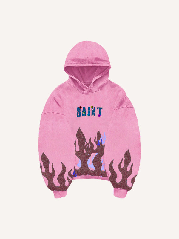 Fashion Casual Printed Polyester Sweater